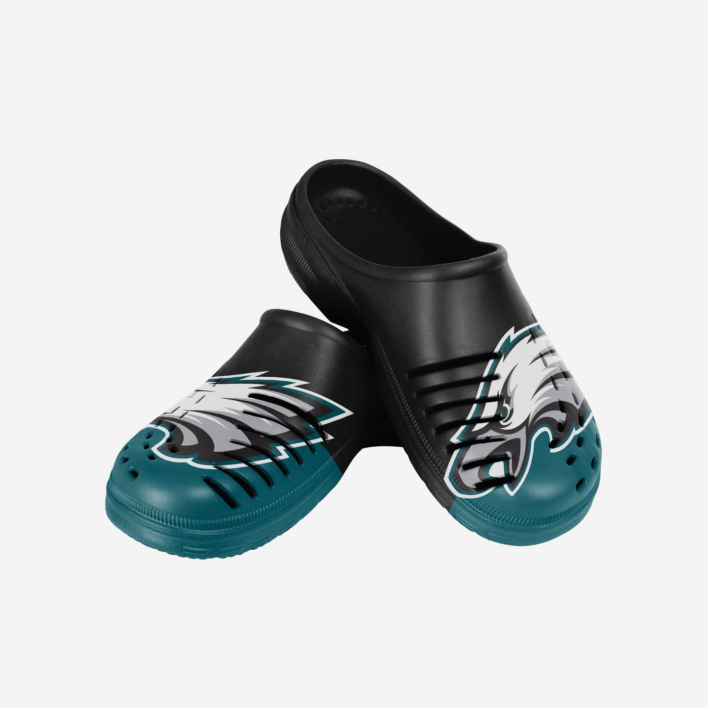 Philadelphia Eagles Colorblock Big Logo Clog