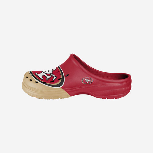 San Francisco 49ers Colorblock Big Logo Clog