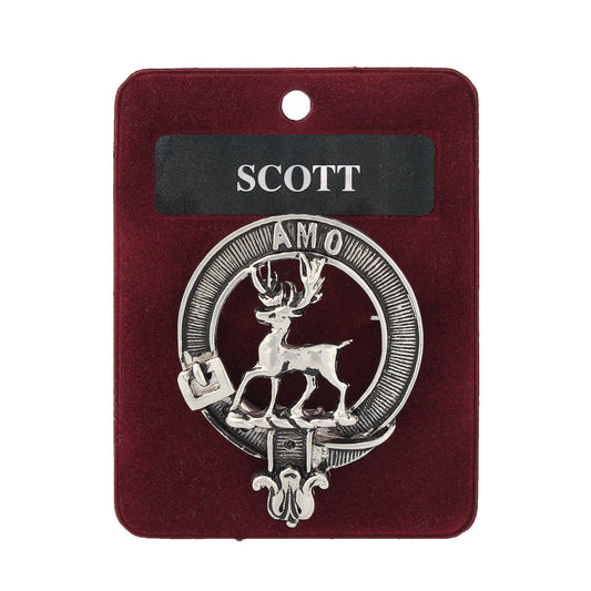 Art Pewter Clan Badge Scott